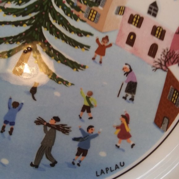 villeroy and boch naif christmas plate - Picture 6 of 9